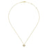 Gabriel & Co. Necklaces 14K Yellow Gold Pave Diamond Encrusted Heart Necklace